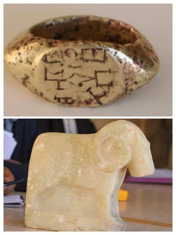 محافظة ذمار تستلم قطعتين أثريتين عثر عليها مواطن